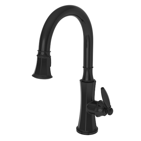 Newport Brass Pull-Down Kitchen Faucet in Gloss Black 1200-5103/54
